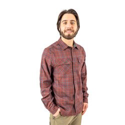 Club Ride Daniel Flannel Men's in Spiced Auburn